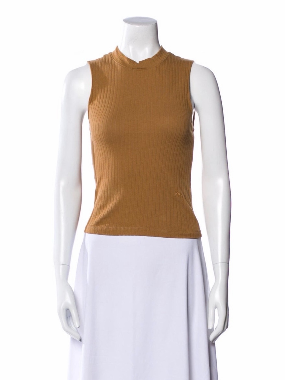 FRAME | Cotton Ribbed Sleeveless Tank